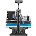 VEVOR Heat Press Machine 12X15 Inch 8 in 1 Combo Digital Multifunctional Sublimation Heat Transfer Machine 360 Degree Rotation Swing Away for Printing T Shirts Hat Mug Cap Plate