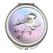 GRAPHICS & MORE Black-Capped Chickadee Watercolor Northeastern Bird Compact Travel Purse Handbag Makeup Mirror