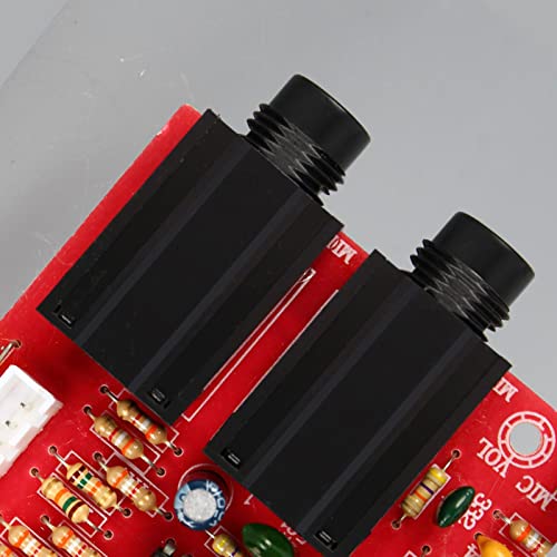 sharprepublic Módulo amplificador, controle de graves, agudos, tensão, circuito, ajuste de reverbera