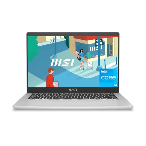 MSI Modern 14,Intel 13th Gen. Core i3 1315U,36CM FHD 60Hz Thin & Light Laptop(8GB/512GB NVMe SSD/Windows 11 Home/Microsoft Office Home & Student...