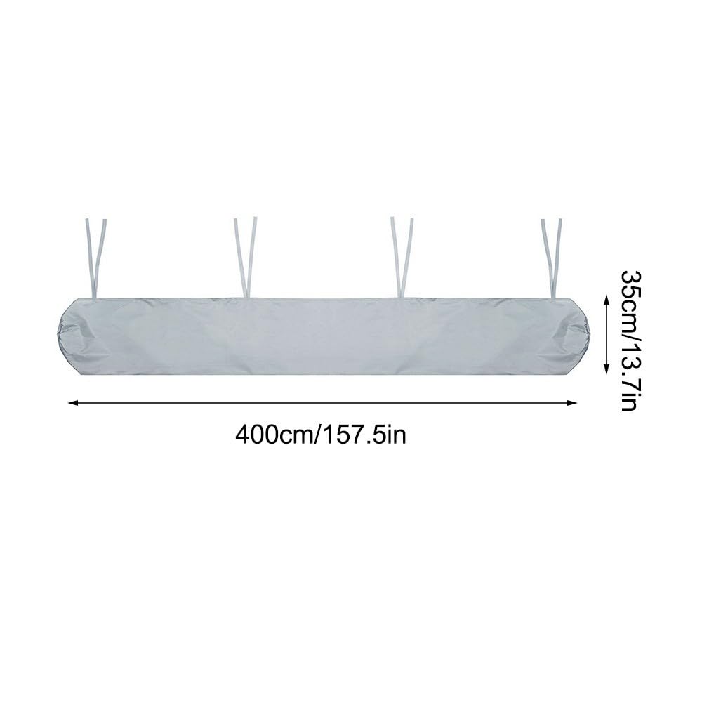 MiOYOOW Funda protectora para toldo, toldo impermeable para patio, cubierta de refugio con bolsa de almacenamiento de toldo de lluvia