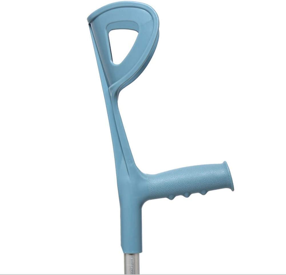 Muletas de antebrazo Muleta de antebrazo ajustable de aluminio con cilindro - Muleta de puño liviano - ajustable cómoda en la muñeca - moldeada duradera para adultos y muleta de brazo liviana estándar