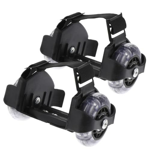 KALLORY Patines Flash Ruedas Iluminadas, Diseño Ajustable en Tamaño, Material PVC Resistente y Capacidad Máxima de 50 Kg, Ideales para Diversión al Aire Libre