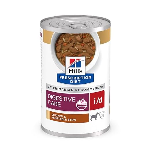 Hill's Prescription Diet i/d Digestive Care Chicken & Vegetable Stew Canned Dog Food, Veterinary Diet, 12.5 oz., 12-Pack Wet Food