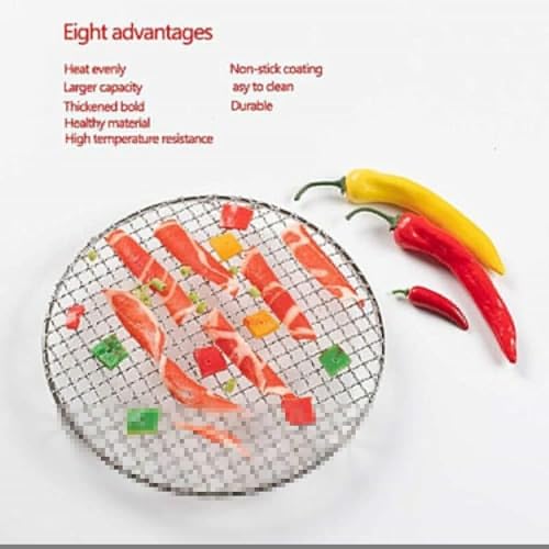 Grille de refroidissement de cuisine ronde plaque inox de cuisson four