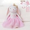 Perfectto design bunny ballerina stuffed animal for girls plush toy doll cute doll set dress up for 3 4 5 year old girl gift for little girl birthday christmas age 3 9  urban country home decor
