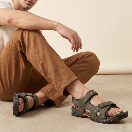 Image of FUEL Sandals & Floaters for Mens & Boys Comfortable & Lightweight Dailywear, Anti-Skid Flexible & Breathable for Running, Walking Stylish Casual Sandal for Outdoor Footwear For Gents (Timberland)