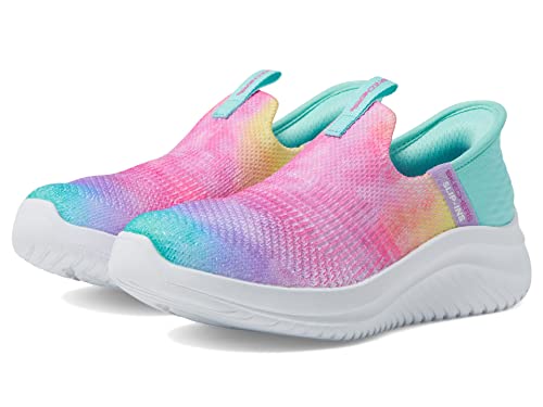 Skechers Kids Girls Ultra Flex 3.0-Pastel Cloud Sneaker, Multi, 3.5 Big Kid2