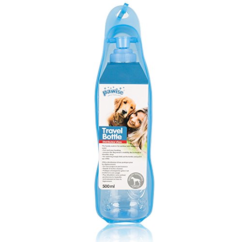 BIGWING Style-Suministros de Alimentación y Agua Botella Portátil Fuentes de Agua Potable para Mascota Perro Gato Animales con Gancho, 500ML...