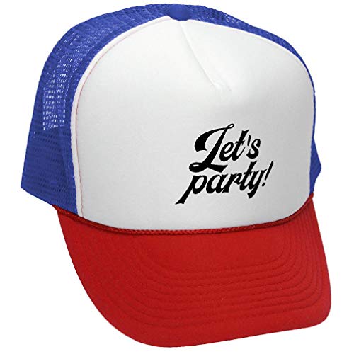 Guacamole Let's Party! - Retro Style Trucker Hat, RWB, OSFA