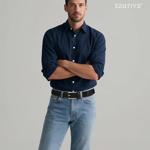 Image of XZQTIVE Braided Stretch Belt Mens Gift Elastic Woven Belt for Golf Casual Pants Shirts Jeans