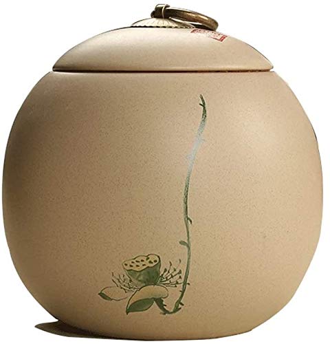 Decorative Urns s For Ashes Casket Cremation s For Ashes Funeral For Human Ashes Made In Ceramics Hand-painted Display Burial (D)