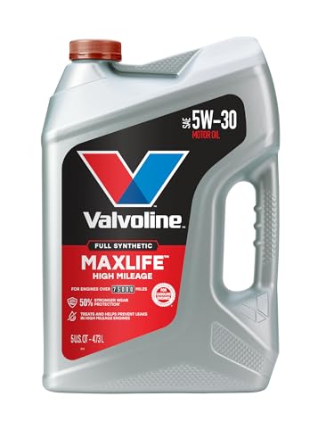 Valvoline MaxLife High Mileage Full Synthetic 5W-30 Motor Oil 5 Quart