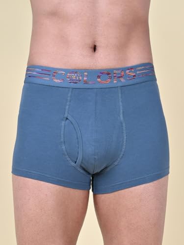 Image of Rupa Colors Solid Trunk for Men, Cotton Blend, Outer Elastic, Regular Fit, Pack of 1