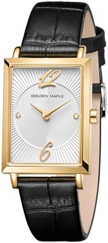 GOLDEN MAPLE Elegant Watches for Women, Swiss Quartz Movement Wat...