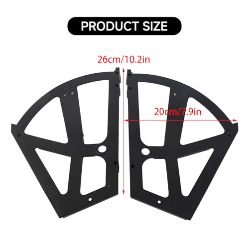 Kodrily 4Pcs Hinges for Shoe Racks, ABS Shoe Cabinet Hinge Replacement with 22Pcs Accessories, Shoe Rack Hardware, Shoe Cabinet Hinges 2 Layer for Increaseing Cabinet Capacity by Kodrily - Image 4