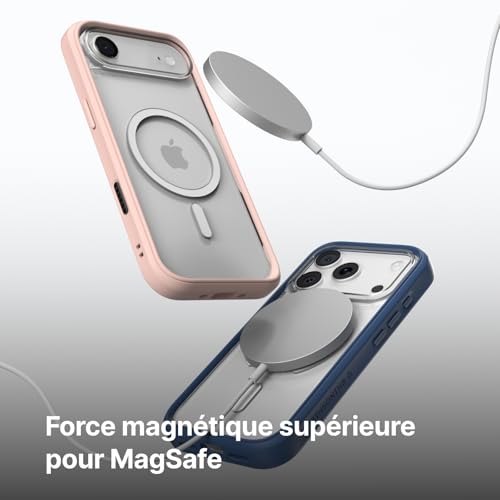 Coque Compatible avec MagSafe iPhone 17 Pro RhinoShield Mod NX modulaire antichoc Graphite - 5