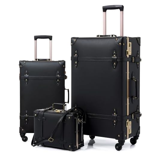 Vintage Luggage Set - Elegant Travel Essentials