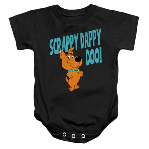 Scooby Doo! Scrappy Doo Unisex Infant Snap Suit for Baby (18 Months) Black