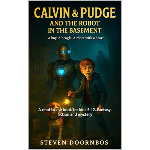 Calvin and Pudge and the Robot In The Basement. A read-to-me book for kids 5-12. Fantasy, fiction and mystery Audiolibro Por 