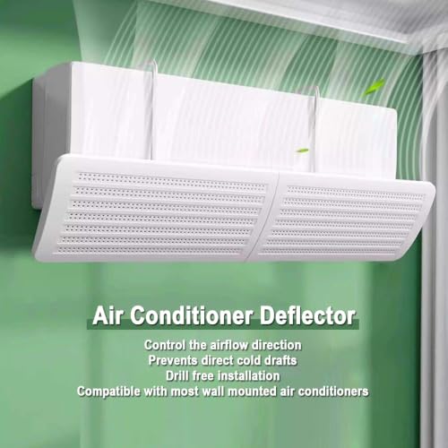 Deflector de aire para split con panel de microporos premium y barras ABS 3