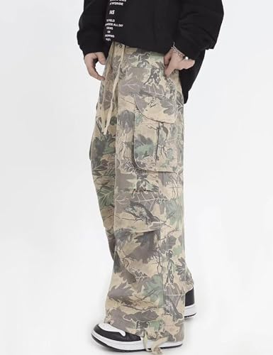 Men's Camouflage Pants Y2k Camo Joggers Baggy Streetwear Camo Pants for Men2