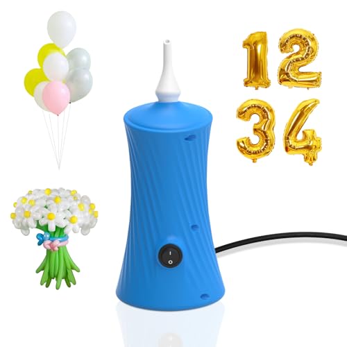 Kusamue Balloon Pump Electric Air Pump for Long Balloon Inflator Blower Machine for Birthday Party Celebration Balloons Decorations for Twisty Animal Balloons(Pink) by Kusamue - Used condition - US$17.09