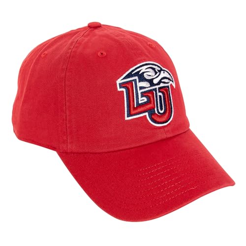 Desert Cactus Liberty University Baseball Hat Flames Brimmed Embroidered Hats Cap Adjustable Cloth Strap Adult (Style B) Red