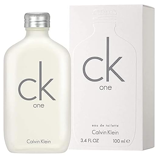 Calvin Klein CK One Unisex Eau de Toilette, 3.4 Fl Oz