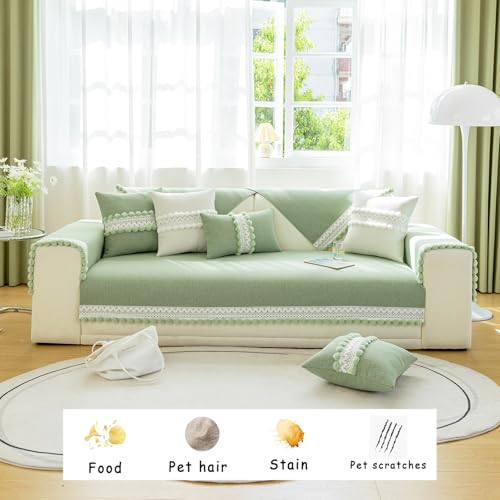 Housse de canapé moderne personnalisable vert premium - 3