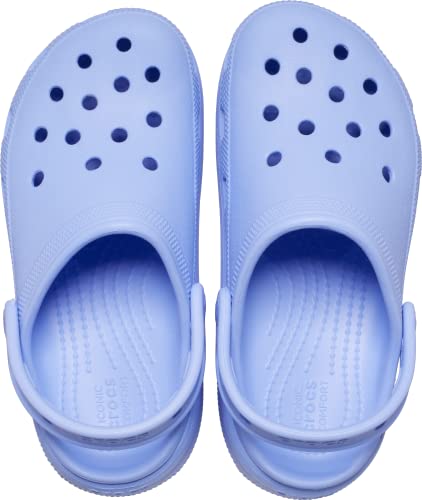 Crocs Tamancos plataforma fofos unissex infantis, Geleia da lua