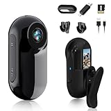 【Magnetisches Design】Unser mini action cam bietet maximale Flexibilität.mini action cam magnet‌ hat eine exklusive starke magnetische Absaugung Design kann direkt auf Metalloberflächen adsorbiert werden, Mitgeliefert sind eine Rückenclip, Anbringen Sie die Kamera bequem an Kleidung oder Rucksack