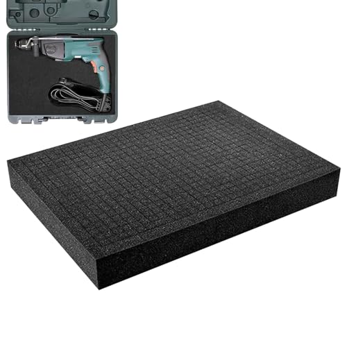 Pluck insertos de espuma, espuma de desplume y pluck, recoge pre-hacer uso de espuma de alta densidad | Estuche de herramientas relleno con insertos de espuma, hojas organizativas