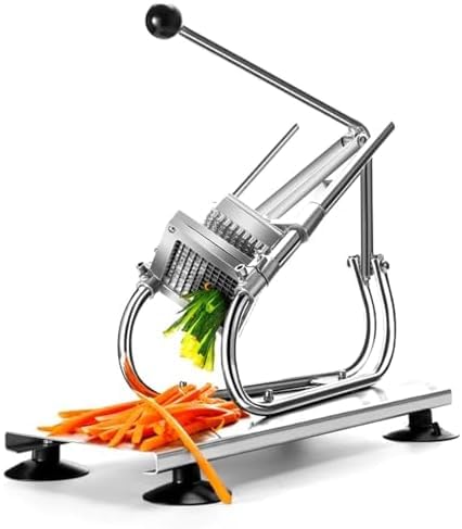 Cortador de patatas fritas de acero inoxidable: evite el esfuerzo y los cortes desiguales