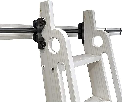 Kit quincaillerie pour échelle rétractable et bibliothèque gain de place 100 cm - 2