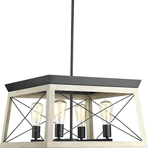 Briarwood Collection 4-Light Coastal Chandelier Light Graphite