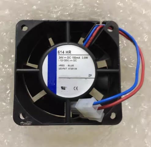 614HR 60X60X25MM 6CM 24V 150mA 3.8W 2Wires Cooling Fan