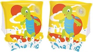 بيست واي عوامة ذراع قابلة للنفخ بطباعة سلحفاة 32043 - اصفر