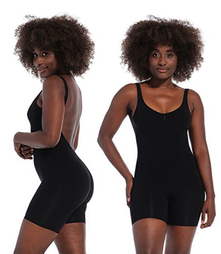 MAGIC BODYFASHION Low Back Bodysuit Bodi modeladora, Black, M para Mujer