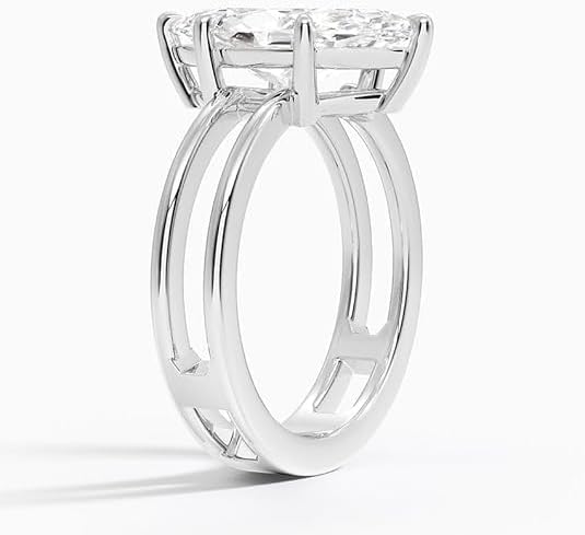 1-5 CT Moissanite Engagement Ring Colorless VVS1 10K 14K 18K Solid Gold & 925 Sterling Silver Solitaire Moissanite Enagement Ring Valentine Gift For Women