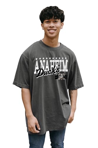 Anaheim Ducks NHL Officially Licensed T-Shirt Throwback Team Color, Large