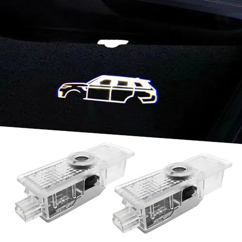 BuJinZeTui 2PCS Led Car Door Lights Projector Logo Compatible for Range Rover Sport L494 2013-2022 Shadow Ghost Light Courtesy Laser Welcome Light (Compatible for Range Rover Sport 2013-2022)