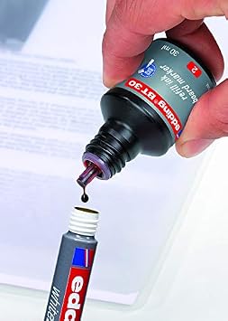 edding BT 30 white blackboard pen replacement ink - red - 30ml