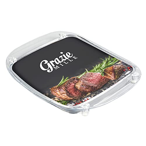 Macellero, molinillo rendimiento; bandeja de pago de dinero en efectivo, bandeja para monedas totalmente montada, acrílico, negro, antideslizante Cover