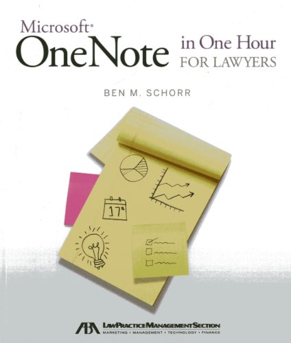 Microsoft OneNote in One Hour for Lawyers
