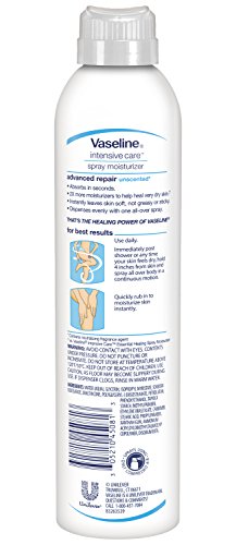Vaseline Intensive Care Spray Lotion, Advanced Repair Unscented, 6.5 Oz #TOP1