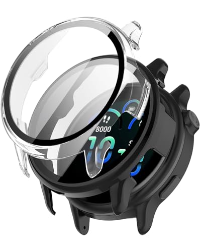 Miimall �u2������v �Ή� �K�[�~�� Vivoactive 6 �P�[�X �����K���X�t�B���� �y�� �ϏՌ� ���h�~ PC+�����K���X�t ��̌^ �����x �����ߗ� ���˒ጸ �w��h�~ �ϋv�� Garmin Vivoactive 6 �݊��� �N���A�{�u��