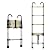 ZenAscend 6.6ft Telescoping Ladder, Lightweight Collapsible Ladder with Hook, Aluminum Extension Ladders for Home, Folding Telescoping Ladder for RV, Attic, Daily Use at Home, 330 lbs…