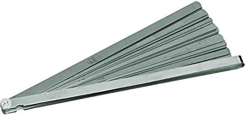 Proto J000TL 25 Blade Long Feeler Gauge Set (1/2" and 12" blades in steel holder)