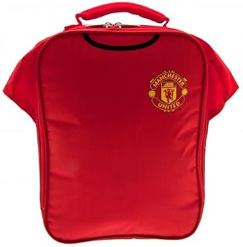 Manchester United F.C. Kit Lunch Bag- Shirt Shape Lunch Bag With Name Tag 29Cm X 24Cm X 7Cm